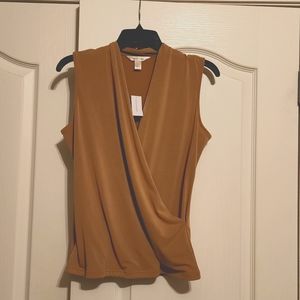 Banana Republic V-neck Drapped Blouse